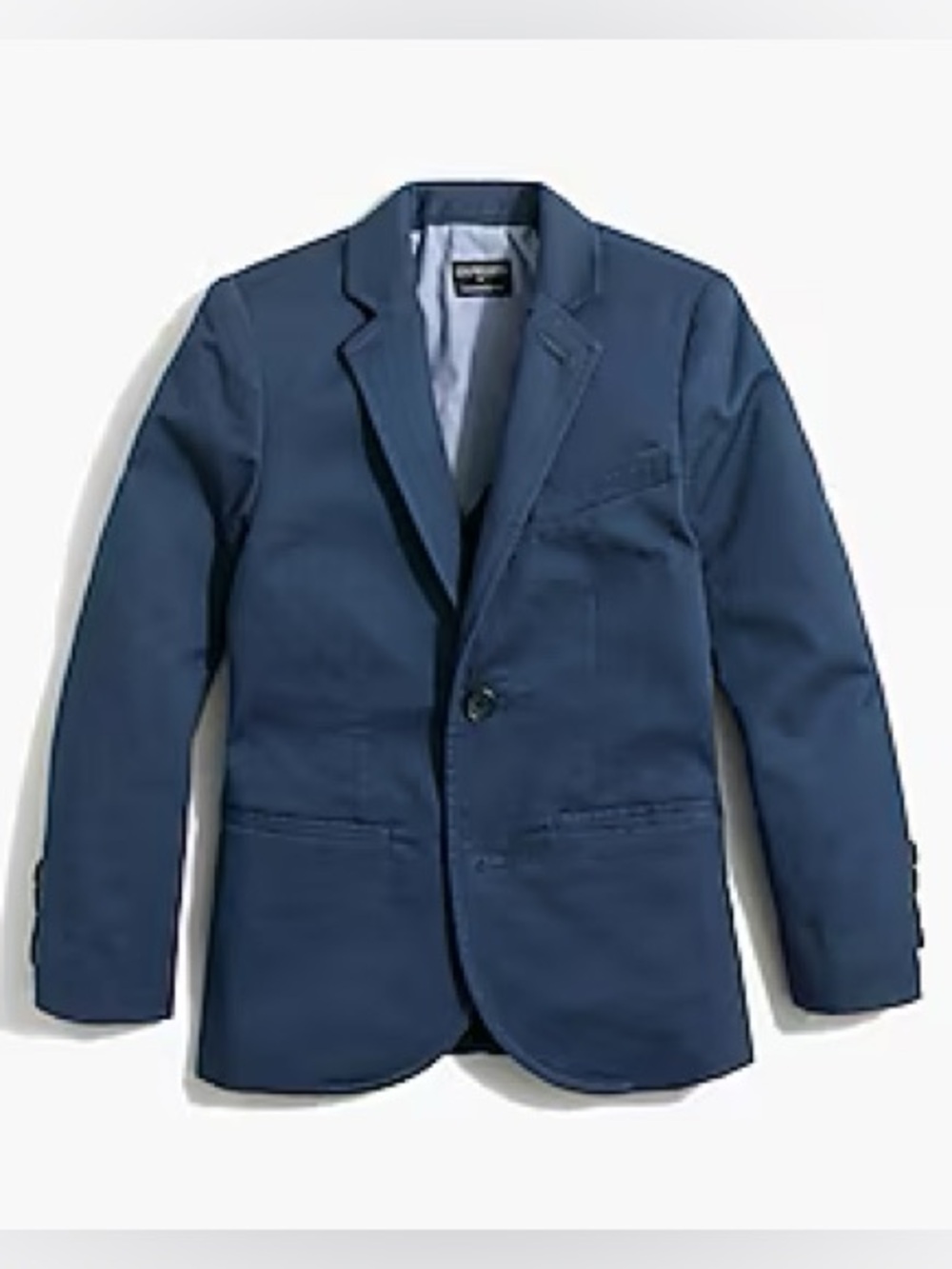 J.Crew Boys' Thompson suit jacket in flex chino in union blue